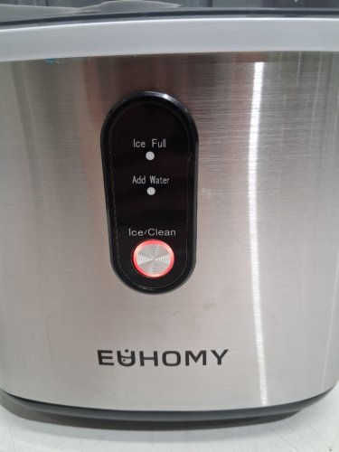 EUHOMY Pearl L1 Portable Nugget Ice Maker Countertop - 35lbs capacity - stainless steel (model: IM013-NSI-CAEH) image 5