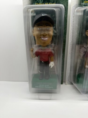 4PC FULL SET UPPER DECK COLLECTIBLES TIGER WOODS TIGER SLAM PLAY MAKERS FIGURES COLLECTION, 2000-2001 image 4