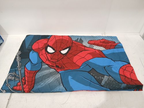 4PC Spider-Man Superhero Microfiber Twin Bed Set - BLUE / MARVEL PATTERN image 7