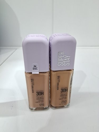 2pc  Maybelline New York Super Stay Lumi Matte Foundation - Up to 30H Wear - 30ml each - 129 neutral cool undertones/250 warm undertones image 2