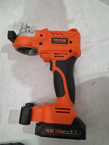 VEVOR Cordless Grease Gun with 2.0 Ah Battery & LED Light -  8000 PSI Max Pressure - 20V - orange (model:LD-821B) image 7