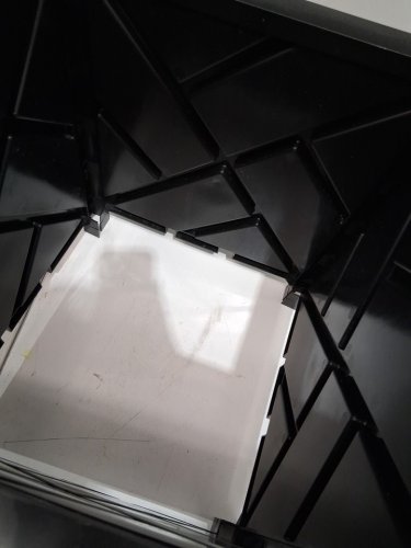 Outdoor lattice garden box with drainage - 14" x 14" - black image 4