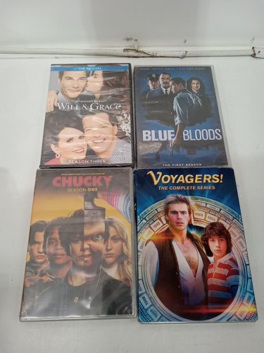 4 Assorted TV Series DVD Sets Including Blue Bloods Season 1, Voyagers! Complete Series, and more image 2