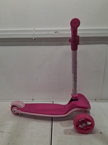 BELEEV a8 3-WHEEL folding SCOOTER WITH LIGHT-UP LED WHEELS & ADJUSTABLE HEIGHT FOR 3 to 12 Years Old  - PINK (MODEL: BE071) image 3