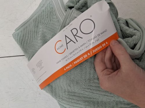4pk caro home hand towels - 18" x 30" - green (Style: 1945886) image 2