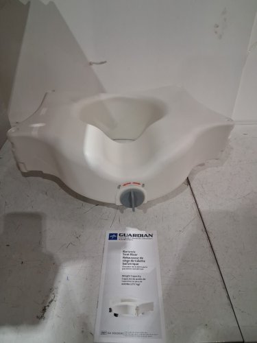 medline GUARDIAN BARIATRIC 4" SEAT RISER - off white (model: G4-300BRX1) image 2
