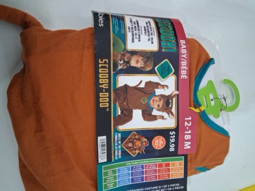 INFANT RUBIES SCOOBY-DOO "SCOOB" COSTUME - 12-18 MONTHS - BROWN image 2