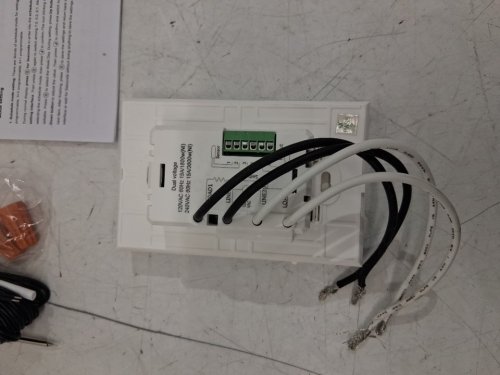 bowsen Programmable Underfloor Heating Thermostat - 120v/240v - 3600w - white (model: gm4) image 6