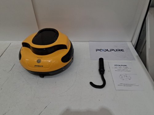 POOLPURE CORDLESS Robotic Pool Vacuum Cleaner Lasts 2 Hours, Self-Parking, Dual-Motor, IPX8 Waterproof, Automatic Ideal for Above/In-Ground Flat Pools - up to 40 FT - white - (model:RPC100A) image 3