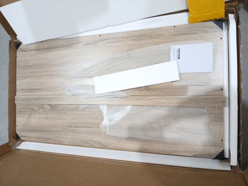 VEVOR WASHER DRYER COUNTERTOP WOODEN WASHER AND DRYER COUNTERTOP - 54" X 27" - OAK Brown (MODEL: C240329S-02) image 3