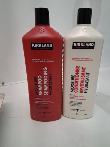 2pc KIRKLAND signature PROFESSIONAL SALON FORMULA MOISTURE SHAMPOO and conditioner - 1L EACH image 2