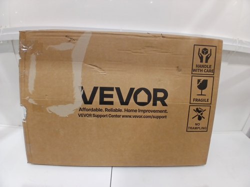 VEVOR MOVEABLE CARBON STEEL WIRE GRID WALL PANEL RACK WITH WHEELS & 10 HOOKS - 2FT X 5.4FT - CARBON BLACK (MODEL: YD0054) image 2