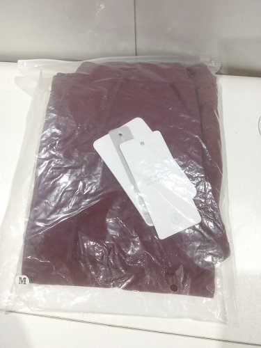 2PC pafsilipon active wear LEGGINGS & LONG SLEEVE ribbed top - medium - maroon image 2
