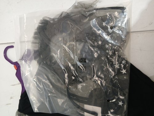 WOMEN'S GOODMARK CELESTIAL ANGEL COSTUME - MEDIUM - PURPLE/BLACK image 3
