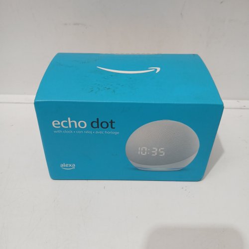 Echo Dot (4th Gen) Smart speaker COMPATIBLE with Amazon Alexa - GLACIER WHITE (model: b7w644) image 2