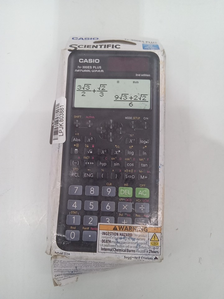 Casio scientific calculator - 2nd edition - black (model: fx-300ES PLUS) image 4