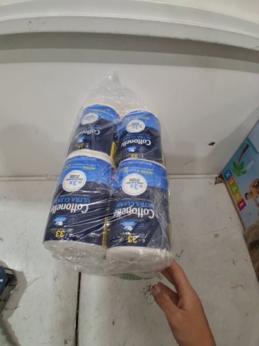 24PK Cottonelle Ultra Clean Toilet Paper with Active Cleaning Ripples Texture - white image 3