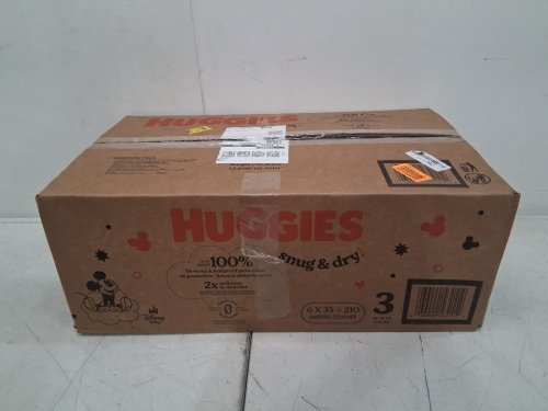 192PK HUGGIES SNUG AND DRY DIAPERS WITH TRIPLE LAYER PROTECTION - SIZE 1 (8-14lb) - disney mickey mouse (style: 5640902) image 2
