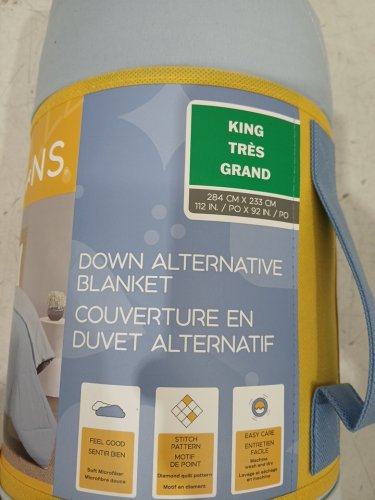 SIMMONS  down alternative comforter blanket - KING - green (model: 8675006) image 3