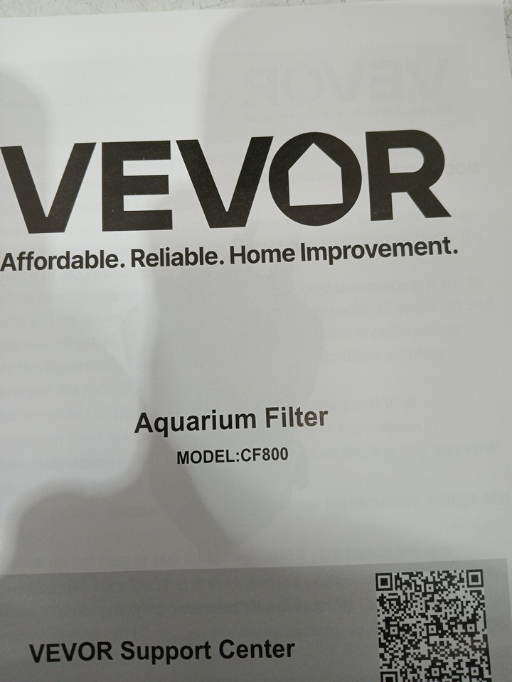 vevor aquarium filter with UV Protection - 5 stage canister filter - 200gal, 528gpm - grey (model:cf800) image 6