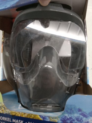 Oceanic Full Face Snorkeling Mask - MEDIUM - black/clear (model: 1819517) image 3