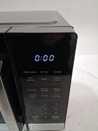 BLACK+DECKER 5-in-1 Microwave Oven with Air Fry, Bake, Roast and Convection Cooking - 0.9CU.FT - BLACK/SILVER (MODEL: ES9P032NA-CA) image 8