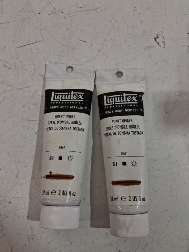 2 liquitex  high viscosity pigment-rich Heavy Body Acrylic paint - 59ml - burnt umber (model: PBr7) image 2