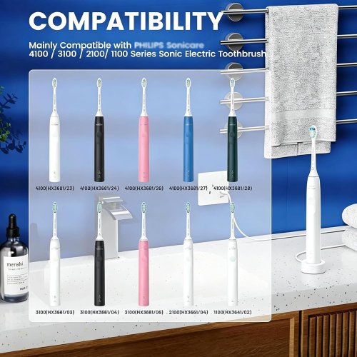 MDFORME Electric Toothbrush Replacement charger compatible with philips sonicare - white image 2