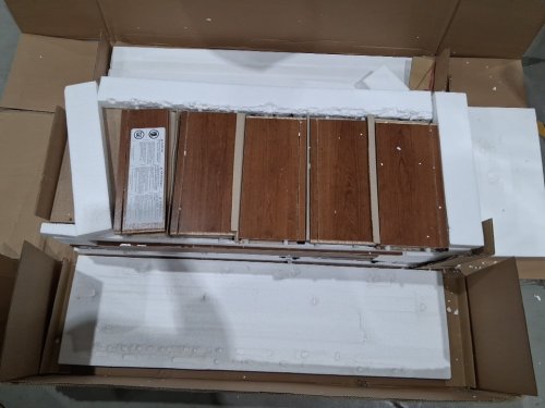 costway 5 drawer dresser with interlocking system - 16.5" x 31.5" x 48" - cherry (model:JV12276CH) image 6