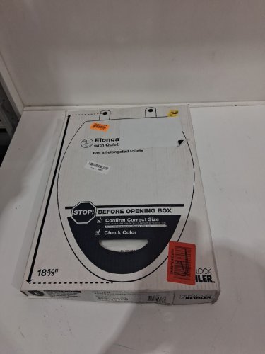 KOHLER STONEWOOD SERIES QUIET CLOSE - ELONGATED - 18 5/8" - WHITE (MODEL: 20466-0) image 2