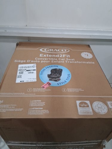 GRACO EXTEND2FIT CONVERTIBLE CAR SEAT - TITUS GREY/BLACK (MODEL: 2149057) image 7