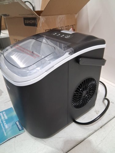 EUHOMY COUNTERTOP ICE MAKER MACHINE - MAKES 26LB/DAY - BLACK (MODEL: IM-06D / IM001-BBL-CAEH) image 6