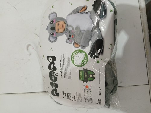 baby my other me koala with joey costume - 12-24 months - grey image 2