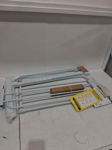 REGALO EASY-STEP METAL WALK-THROUGH SAFETY GATE - 30" X 29'' - 38.5'' - WHITE (MODEL: 1160DS) image 3