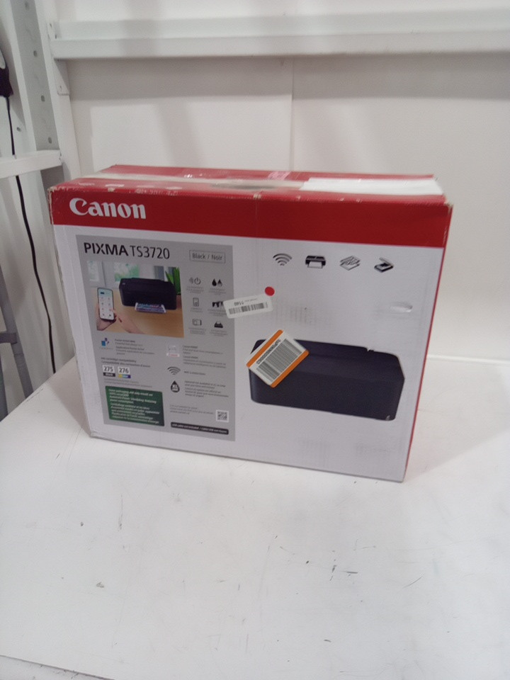 CANON PIXMA TS3720 WIRELESS ALL-IN-ONE COLOUR PRINTER - black (model: k10617) image 2