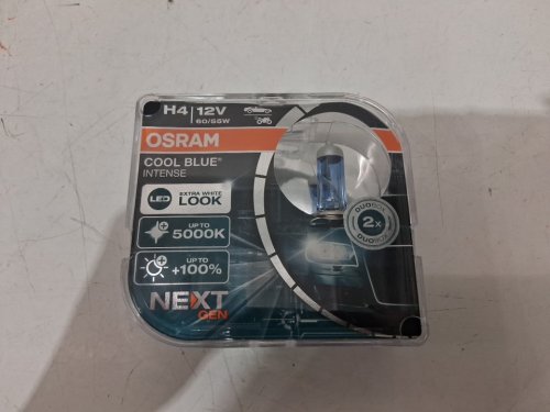 2PK OSRAM H4 Intense Hi/lo Beam Headlight - 12V / 60/55W / 4200K - Cool Blue image 2