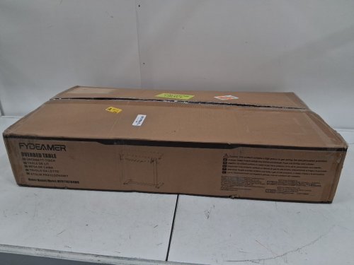 fydeamer over the bed table with caster wheels - 29" - 43" x 28" - wood/black (model: mybt00704wr) image 2