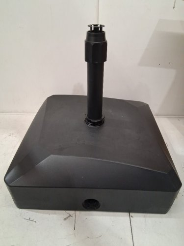 Costway mobile fillable umbrella base with wheels - 176lbs max, 22" x 22" - black - (model: np13063dk) image 6