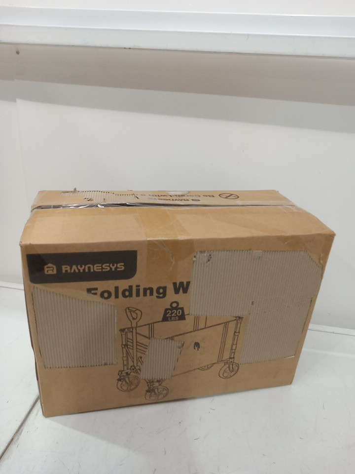 RAYNESYS Collapsible FOLDING WAGON CART - 4cu.ft - 120L - 220LB - pink image 2