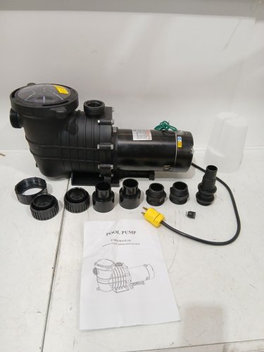 VIVOHOME corded SELF-PRIMING IN/ABOVE GROUND 2 hp SWIMMING POOL PUMP - 6800GPH - BLACK (MODEL: HBP1500) image 10