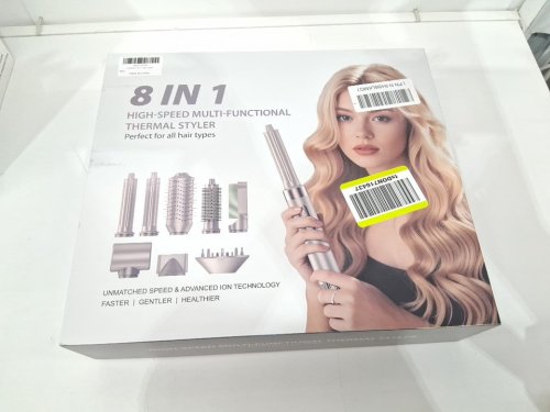 DORISILK 8-in-1 Hair Styler & Hair Dryer Brush Blow Dryer - 110,000 rpm - champagne gold (model: md-df107) image 2