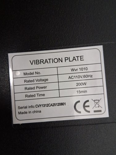 lifepro waver vibration plate exercise machine with handles - black - (model: wvr1010) image 12