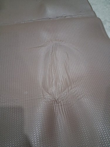Long Textured Non Slip Safety Yoga Mat - 74" x 12" - Brown image 3