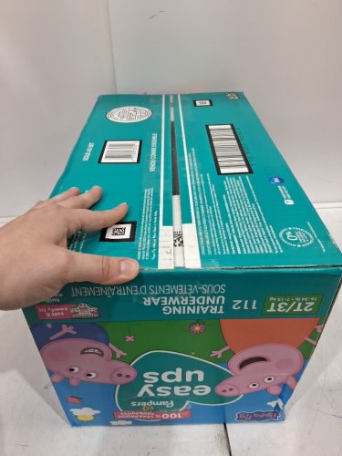 112pk pampers easy ups disposable potty training underwear - 2t/3t(16-34lbs) - peppa pig image 4