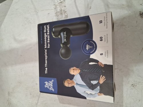 bob and brad q2 mini deep tissue massage gun - 5.7"x3.3"x1.8"- blue (model: ql/mini.q2-d) image 2