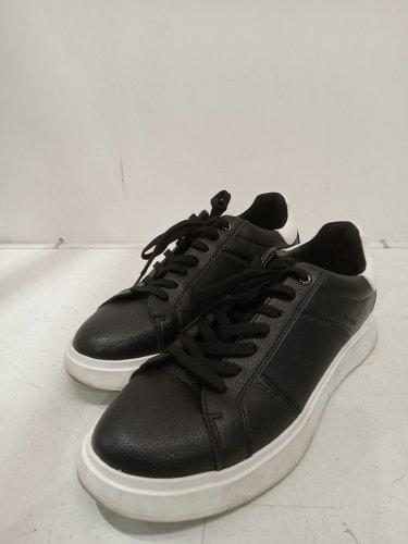 men's aldo Court Shoe sneaker - size 10 - black/white - (style : 3322510) image 2