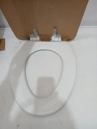 Bemis Mayfair Cushioned Vinyl Toilet Seat - 17" - White (model: 1815CP) image 3