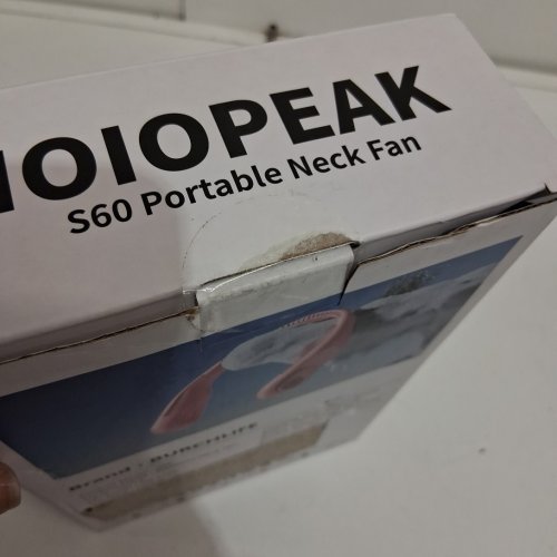 ioiopeak PORTABLE RECHARGEABLE BLADELESS NECK FAN  - 3-speed - black image 3