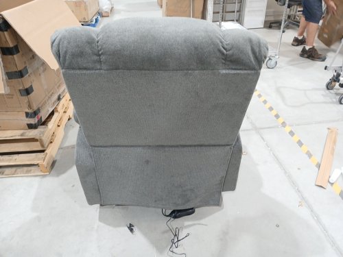 Aricella Chenille Chair Recliner with Massage, Heating, Cup Holders, and side pocket - Grey (Model: 76701M-51) image 8