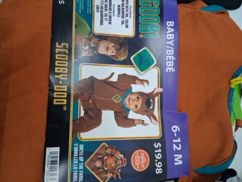 babies RUBIES SCOOBY-DOO "SCOOB" COSTUME - 6-12m - BROWN image 3